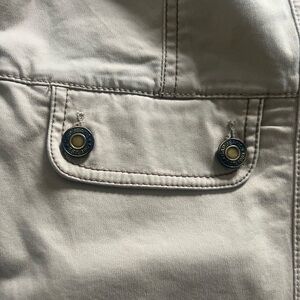 GAP Light Beige Jacket Pocket with Branded Snaps